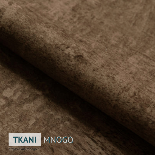Фото ткани велюра “35” (узор коричневый)