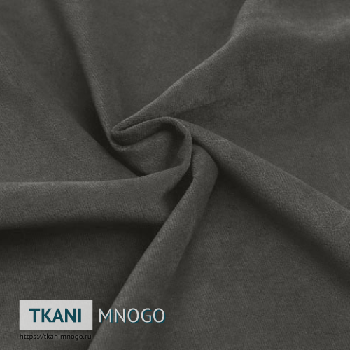 Фото фактуры велюра “6” (однотонный серый)