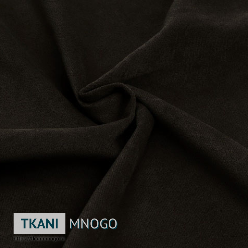 Фото фактуры велюра “cf005-15” (однотонный коричневый)