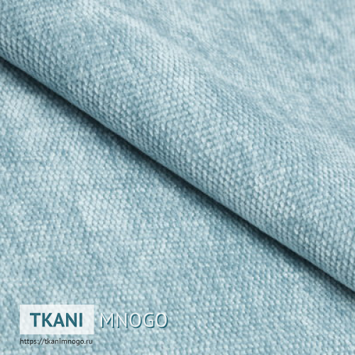 Фото внешнего вида велюра “71” (однотонный голубой)