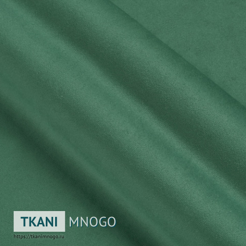 Фото внешнего вида велюра “054” (однотонный зеленый)