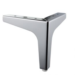 Опора угол прямой М012 Н130 Хром (мебельная ножка)
 - Ножки хромированные